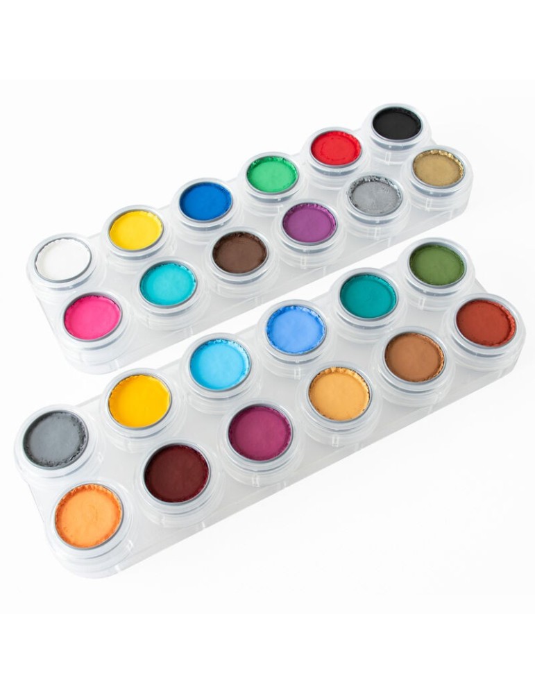 Paleta maquillaje al agua 24 colores (a12 + b12)