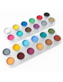 Paleta maquillaje al agua 24 colores (a12 + b12)