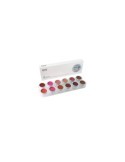 Paleta labiales 12 colores perlados lp