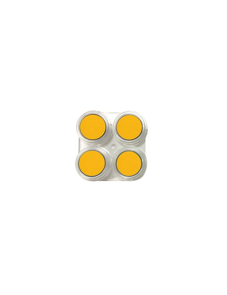 Maquillaje al agua 2,5ml amarillo 201 x4 unidades