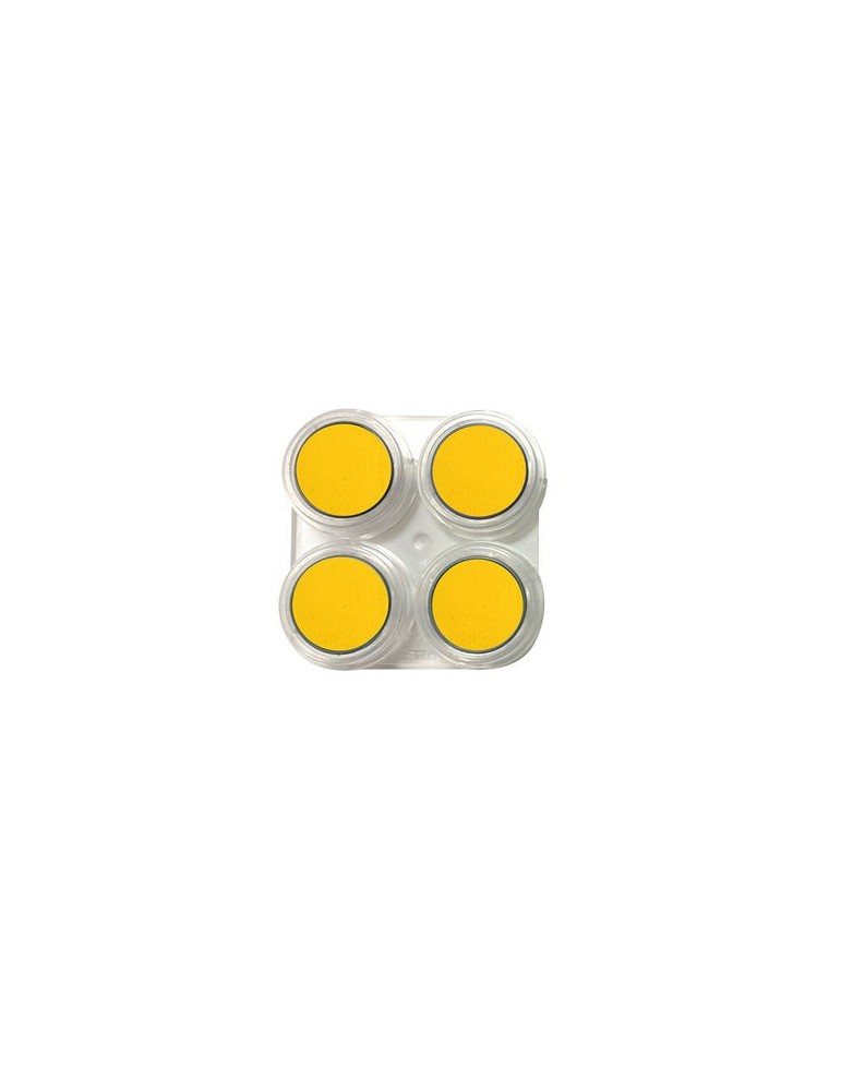 Maquillaje al agua 2,5ml amarillo 203 x4 unidades