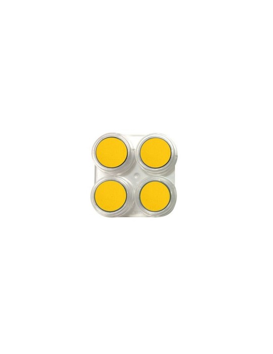 Maquillaje al agua 2,5ml amarillo 203 x4 unidades