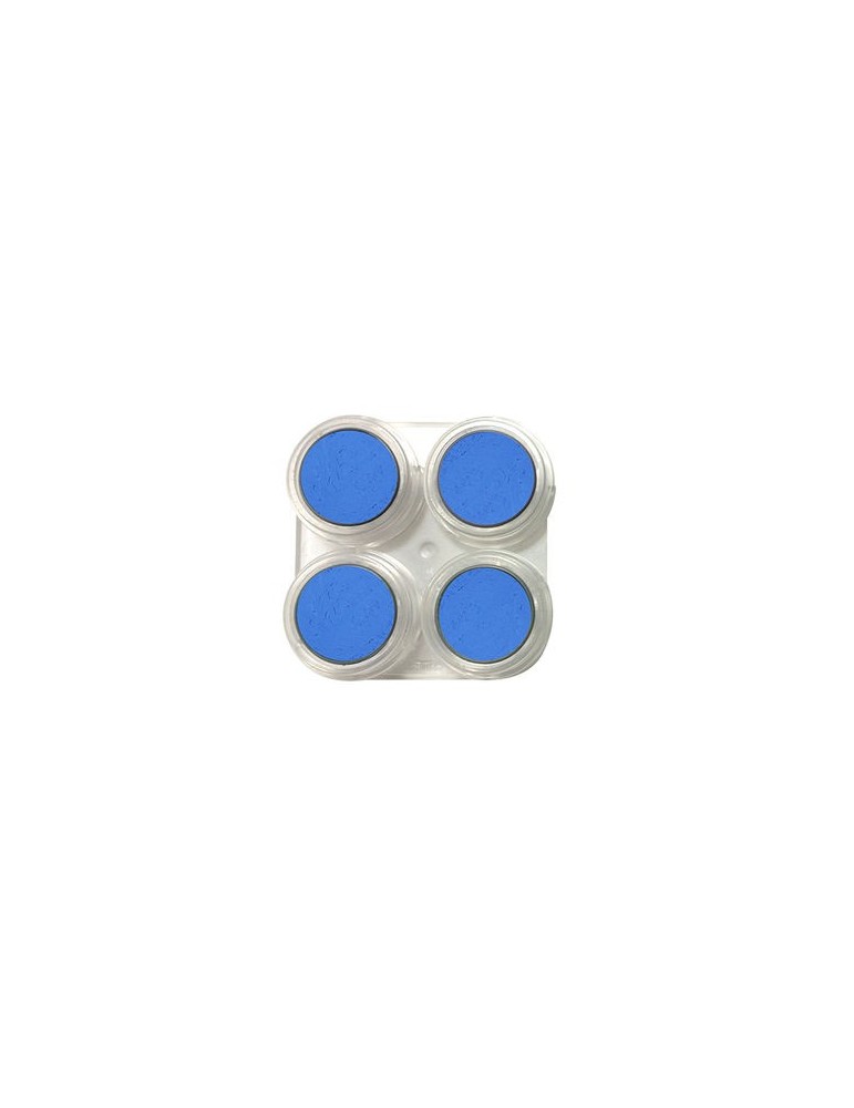 Maquillaje al agua 2,5ml azul 303 x4 unidades