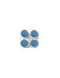 Maquillaje al agua 2,5ml azul perlado 731 x4 unidades