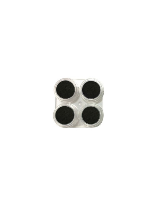 Maquillaje al agua 2,5ml negro 101 x4 unidades