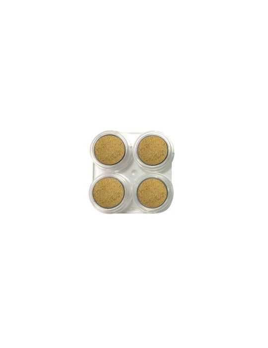 Maquillaje al agua 2,5ml oro 702 x4 unidades