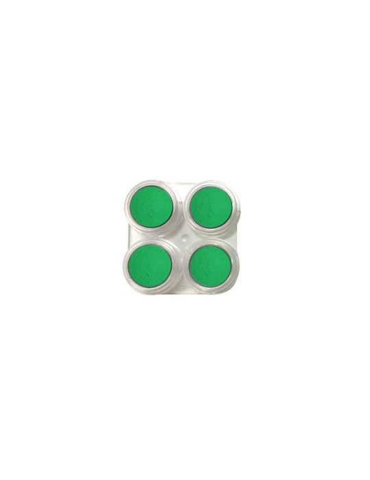 Maquillaje al agua 2,5ml verde 407 x4 unidades