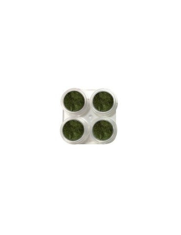 Maquillaje al agua metálico 2,5ml 704 verde x4 unidades