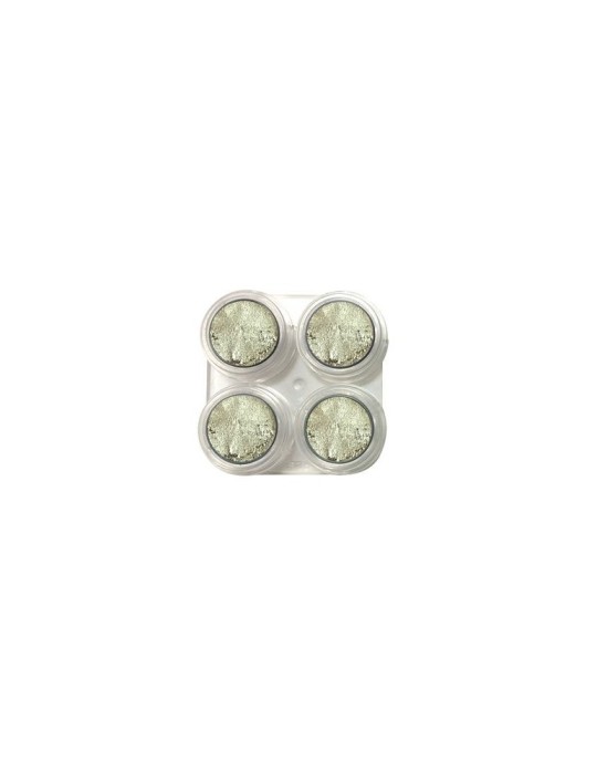 Maquillaje al agua metálico 2,5ml plata 701x 4 unidades
