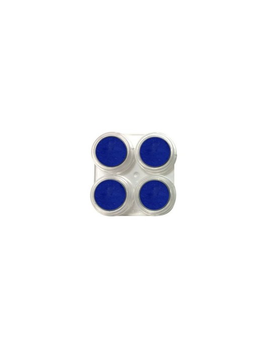 Maquillaje al agua fluor 2,5ml 330 azul x4 unidades