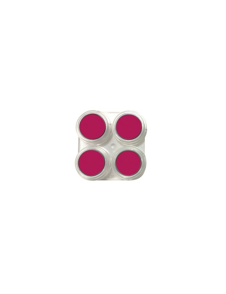Maquillaje al agua fluor 2,5ml 560 fucsia x4 unidades