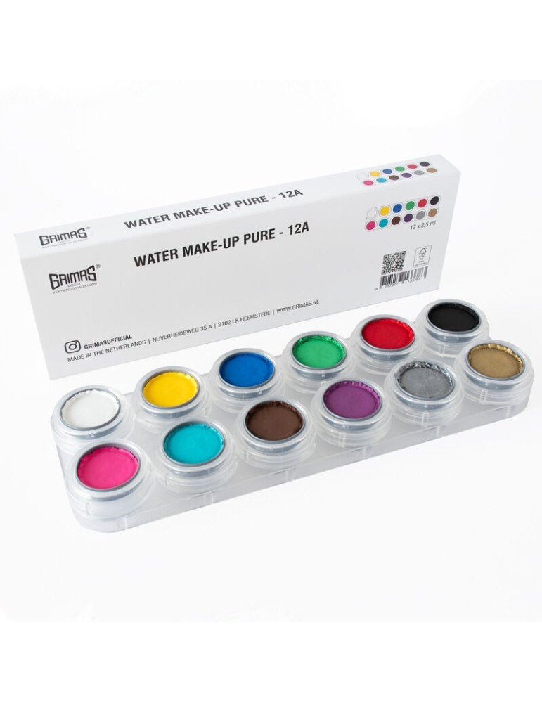 Paleta maquillaje al agua a12