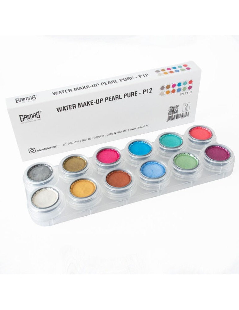 Paleta maquillaje al agua p12